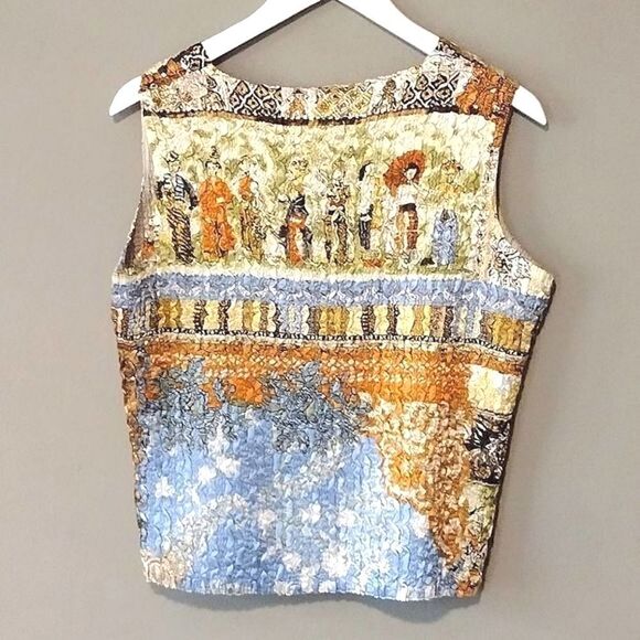 2-Piece Pleats Collection by Pings Imports Size XL Women's Jacket and Tank Top - Picture 4 of 13